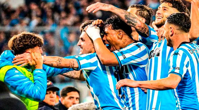 Racing venció a Corinthians en la Sudamericana.