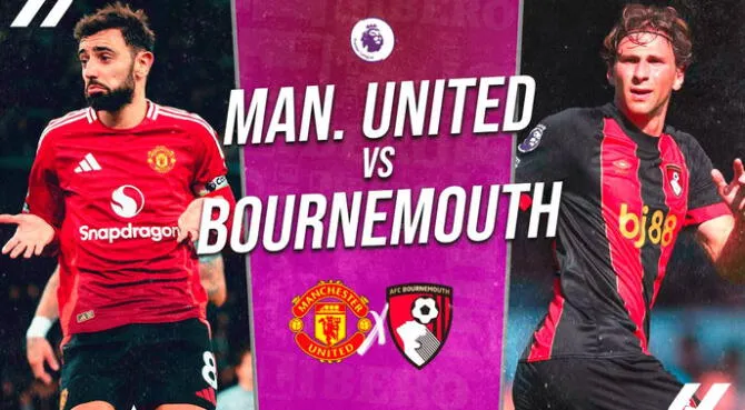 Manchester United vs. AFC Bournemouth EN VIVO.