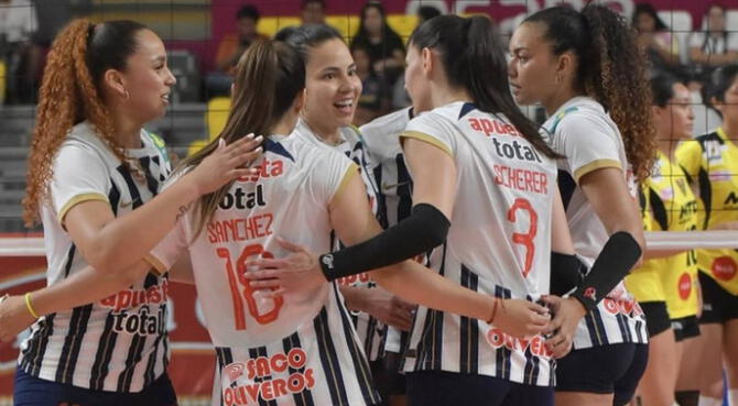 Alianza Lima ganó por 3-0 a Túpac Amaru con parciales de 25-11; 25-16 y 25-12.