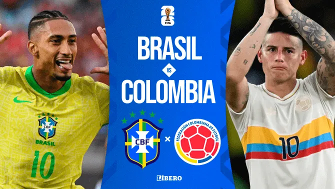 Brasil vs. Colombia EN VIVO HOY por Eliminatorias 2026: a qué hora juega y dónde ver