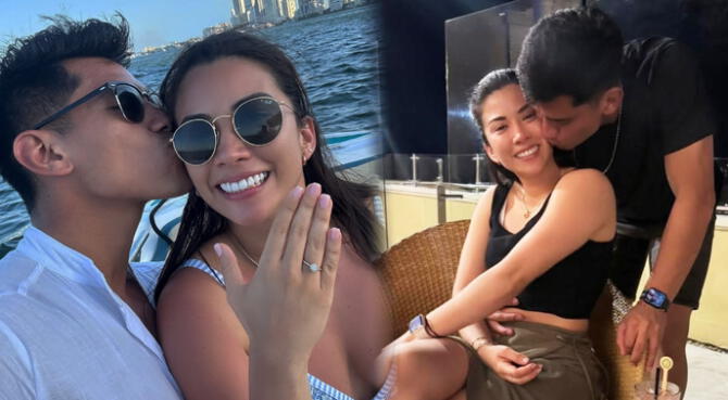 El 'Tunche' Rivera compartió una tierna foto junto a su novia.