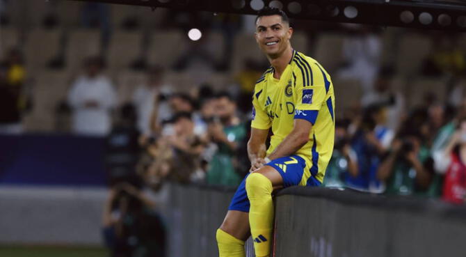 Cristiano Ronaldo anontó en la Liga de Campeones e hizo histórica celebración Cristiano Ronaldo anontó en la Liga de Campeones e hizo histórica celebración