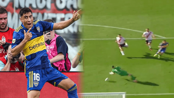 Miguel Merentiel anotó el empate de Boca Juniors ante River Plate por el superclásico argentino. Miguel Merentiel anotó el empate de Boca Juniors ante River Plate por el superclásico argentino.