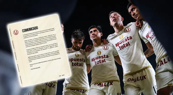 Universitario conforme tras fallo a su favor para partido ante Cristal: "Medida justa y objetiva" Universitario conforme tras fallo a su favor para partido ante Cristal: "Medida justa y objetiva"