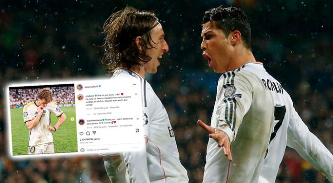 Cristiano remece todo Real Madrid con mensaje a Modric: "Tantos momentos..."