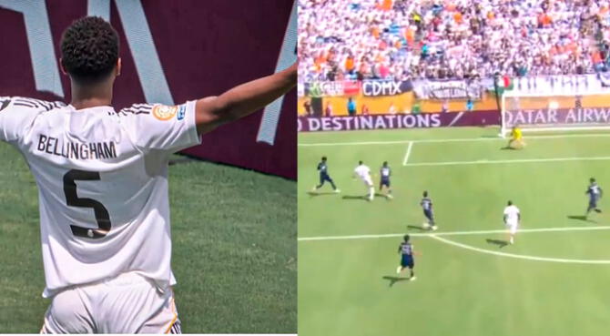 Jude Bellingham anotó el 1-0 del Real Madrid sobre Pachuca Jude Bellingham anotó el 1-0 del Real Madrid sobre Pachuca