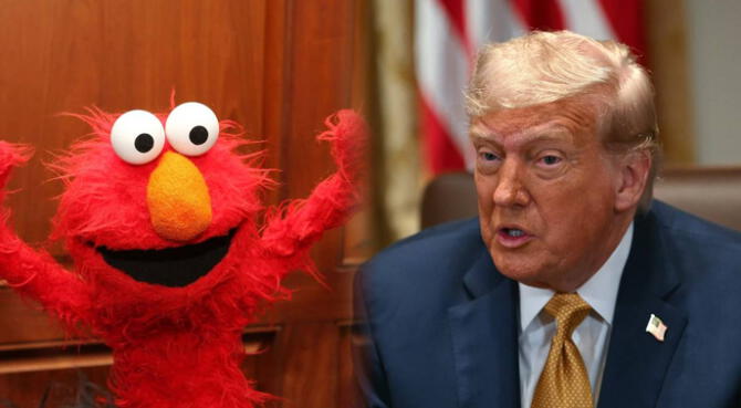 Elmo de Plaza Sésamo sufre hackeo en X. Elmo de Plaza Sésamo sufre hackeo en X.