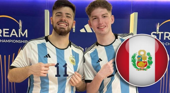 Streamers argentinos hablan sobre un posible viaje a Perú.