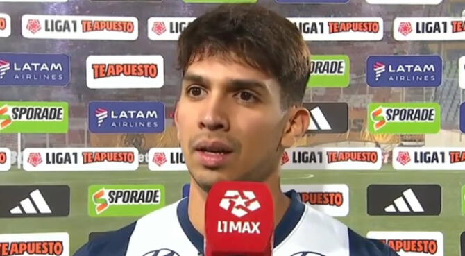 Alessandro Burlamaqui y sus palabras tras debut con Alianza Lima. Alessandro Burlamaqui y sus palabras tras debut con Alianza Lima.