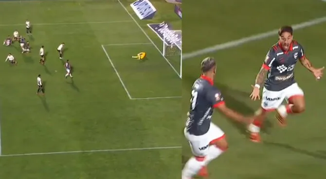 Alejandro Hohberg apareció así en el Universitario vs Cienciano. Alejandro Hohberg apareció así en el Universitario vs Cienciano.