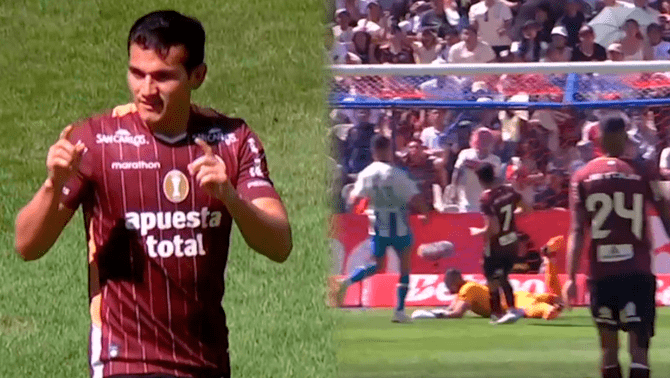 Jairo Vélez marcó el segundo tanto de Universitario ante Alianza Universidad en Huánuco. Jairo Vélez marcó el segundo tanto de Universitario ante Alianza Universidad en Huánuco.