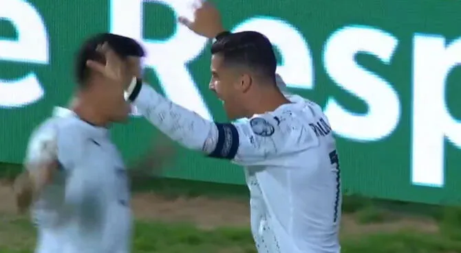 Gol de Cristiano Ronaldo en Portugal vs Armenia. Gol de Cristiano Ronaldo en Portugal vs Armenia.