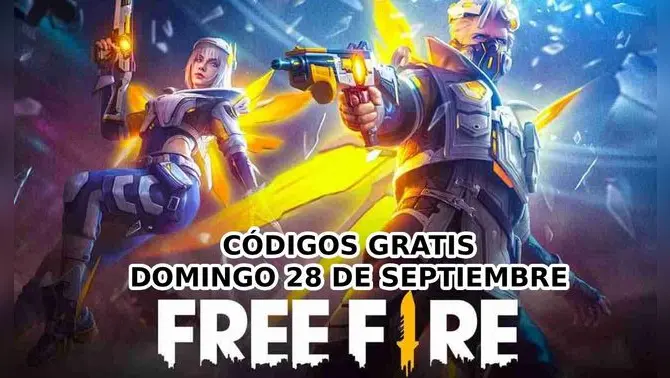 Conoce la lista de código que puedes canjear premios GRATIS para Free Fire, este domingo 28 de septiembre.