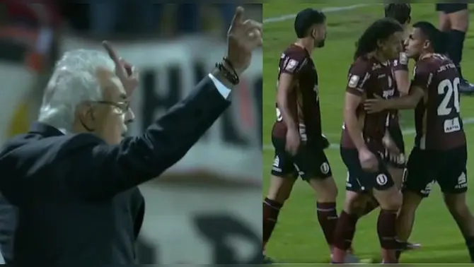 Williams Riveros anotó el 1-0 a favor de Universitario sobre Alianza Atlético, pero fue anulado