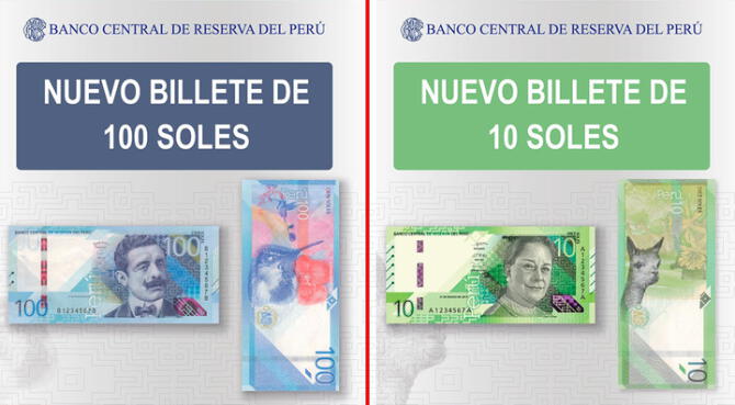 Bcr Pone En Circulación Nuevos Billetes De 10 Y 100 Soles 1057