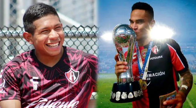 Edison Flores y Anderson Santamaría en Atlas de México.   