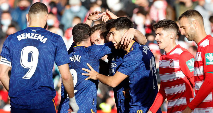 Real Madrid goleó 4-1 al Granada y vuelve a ser el líder de LaLiga